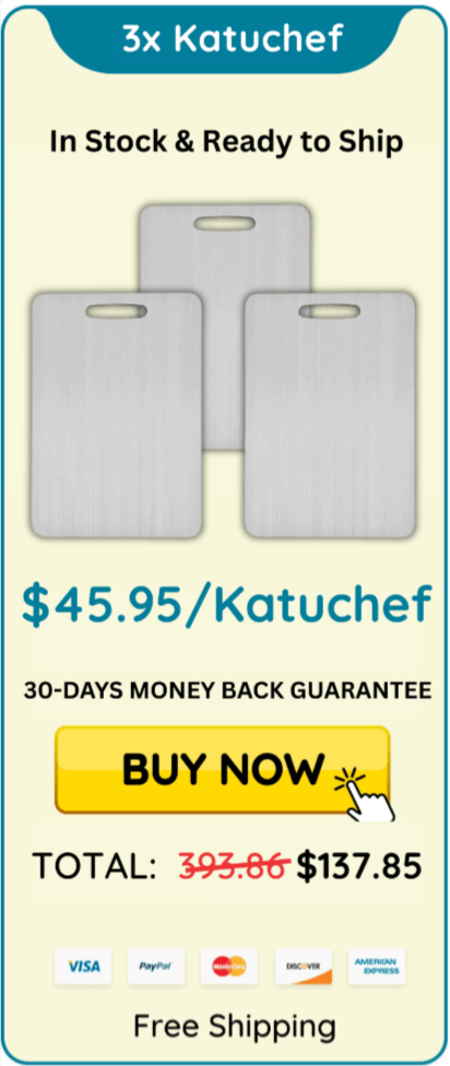 Katuchef Cutting Board package offer price 
