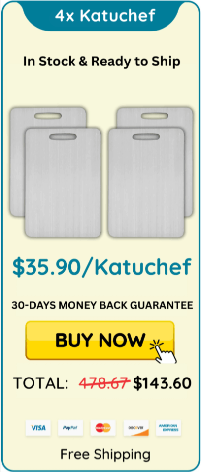 Katuchef Cutting Board package offer price 